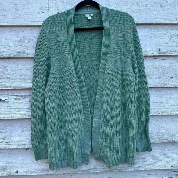 L.L. Bean Sweaters - L.L. Bean pastel green, Cardigan and excellent condition. size extra large.